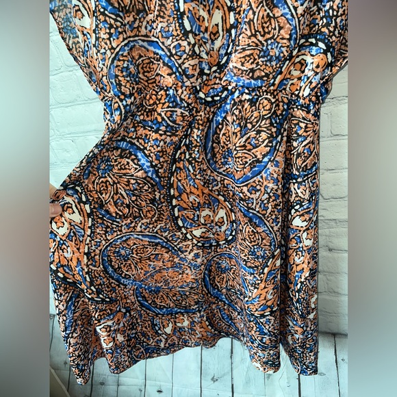 outback red orange and blue dress size S - Picture 9 of 10